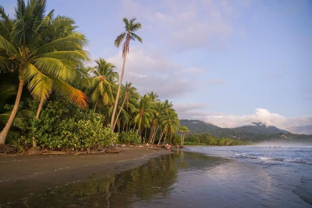 Costa Rican beach